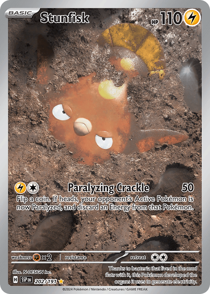 Stunfisk Surging Sparks card