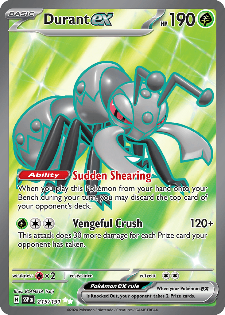 Durant ex Surging Sparks card