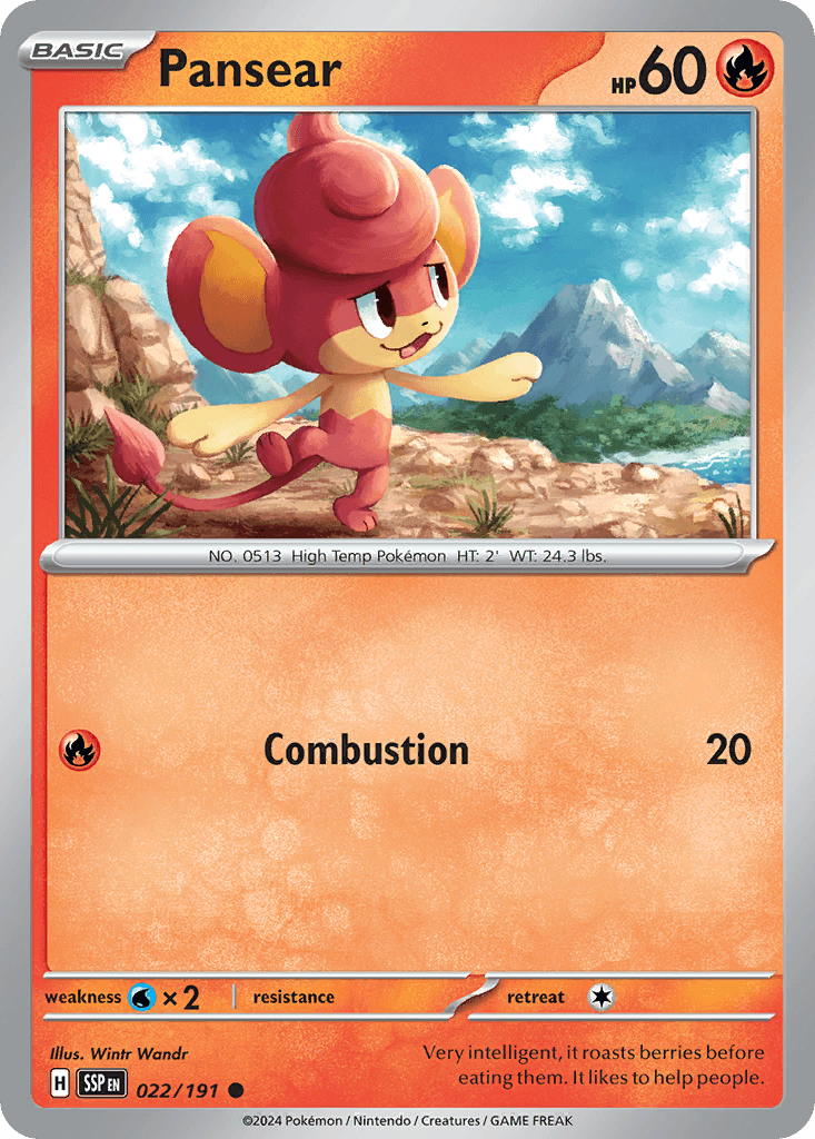 Pansear Surging Sparks card