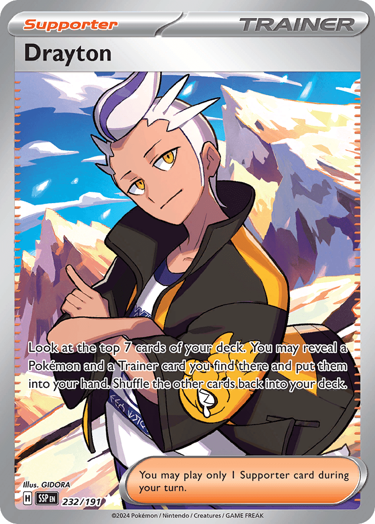 Drayton Surging Sparks card