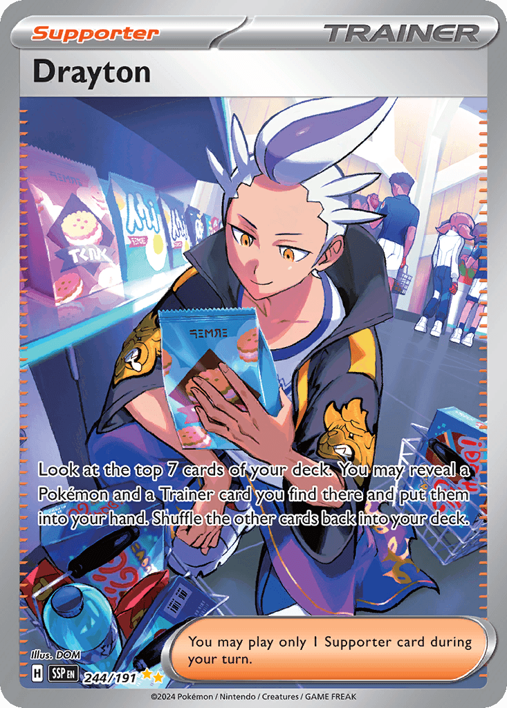 Drayton Surging Sparks card