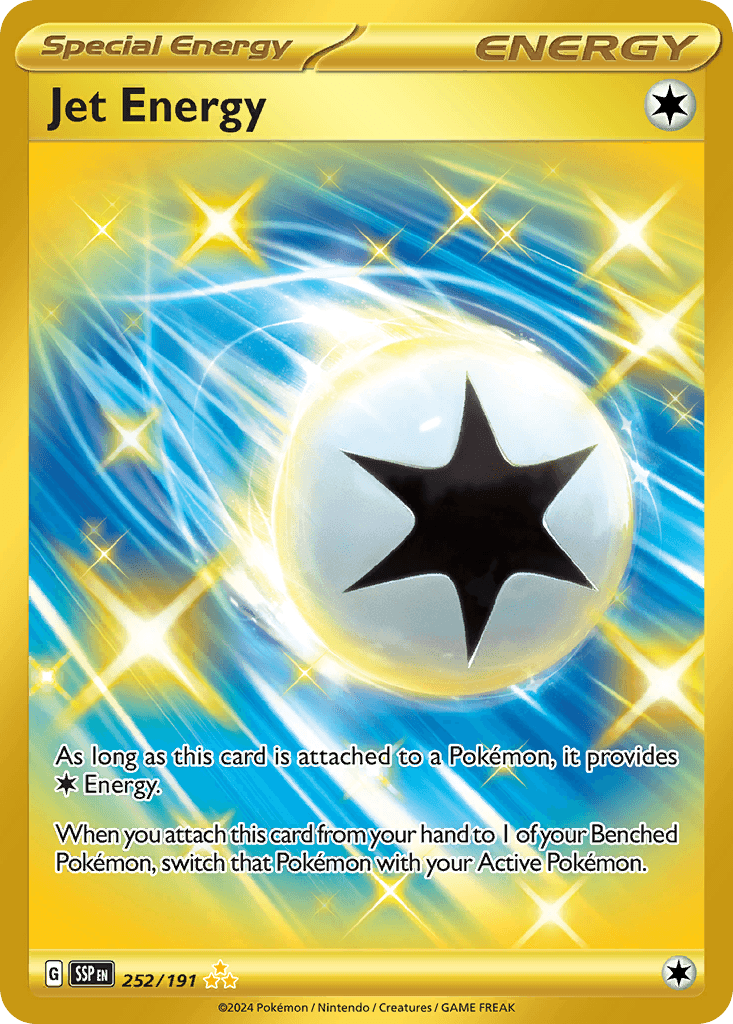 Jet Energy Surging Sparks card