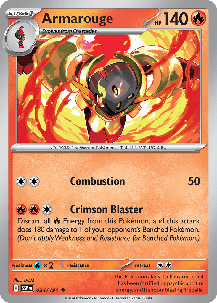 Armarouge Surging Sparks card