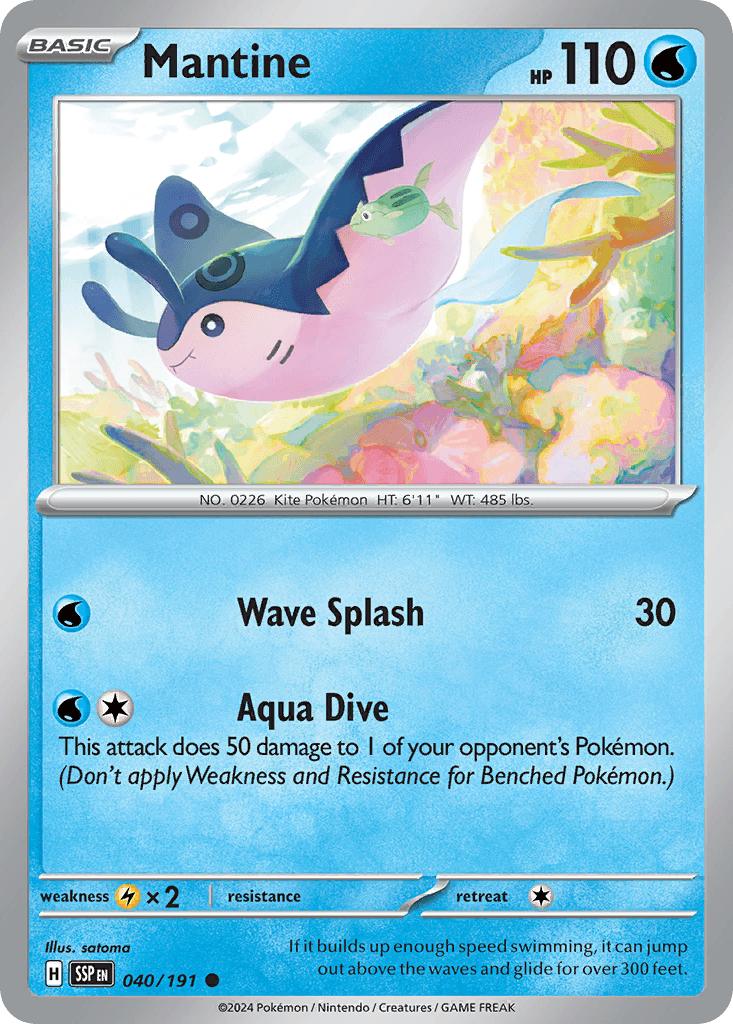 Mantine Surging Sparks card