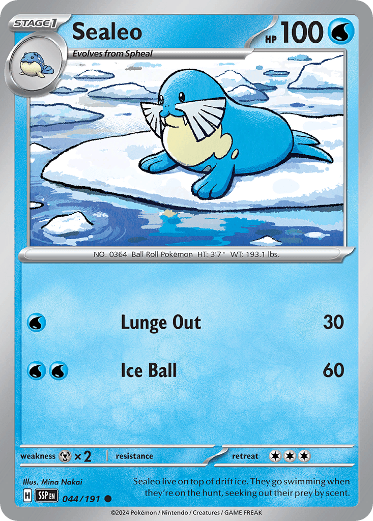 Sealeo Surging Sparks card