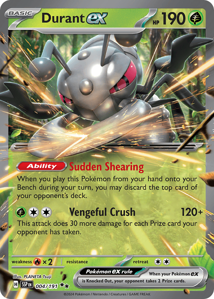 Durant ex Surging Sparks card