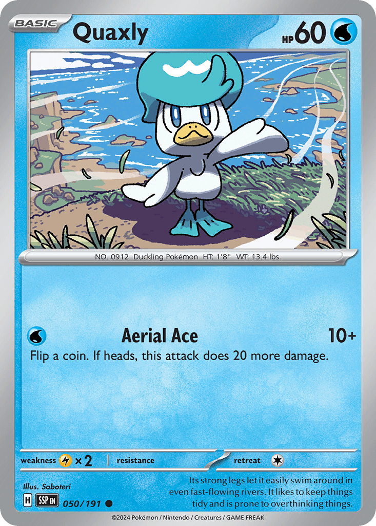 Quaxly Surging Sparks card