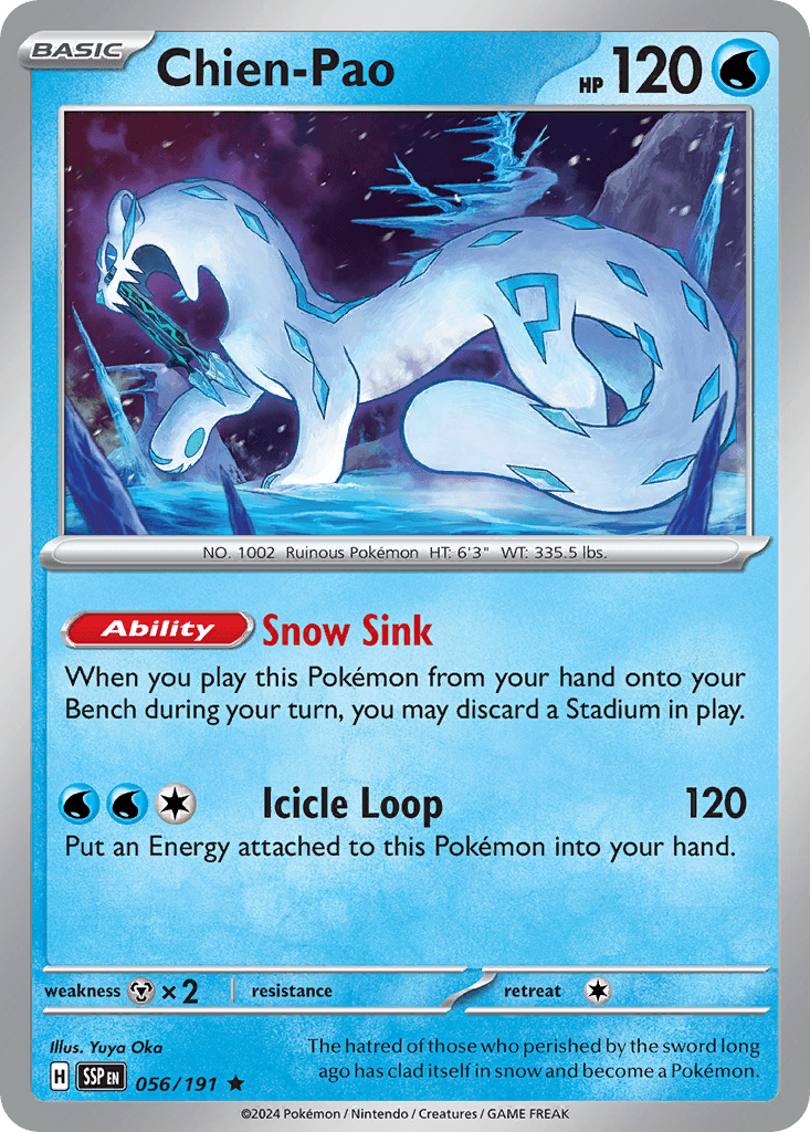 Chien-Pao Surging Sparks card