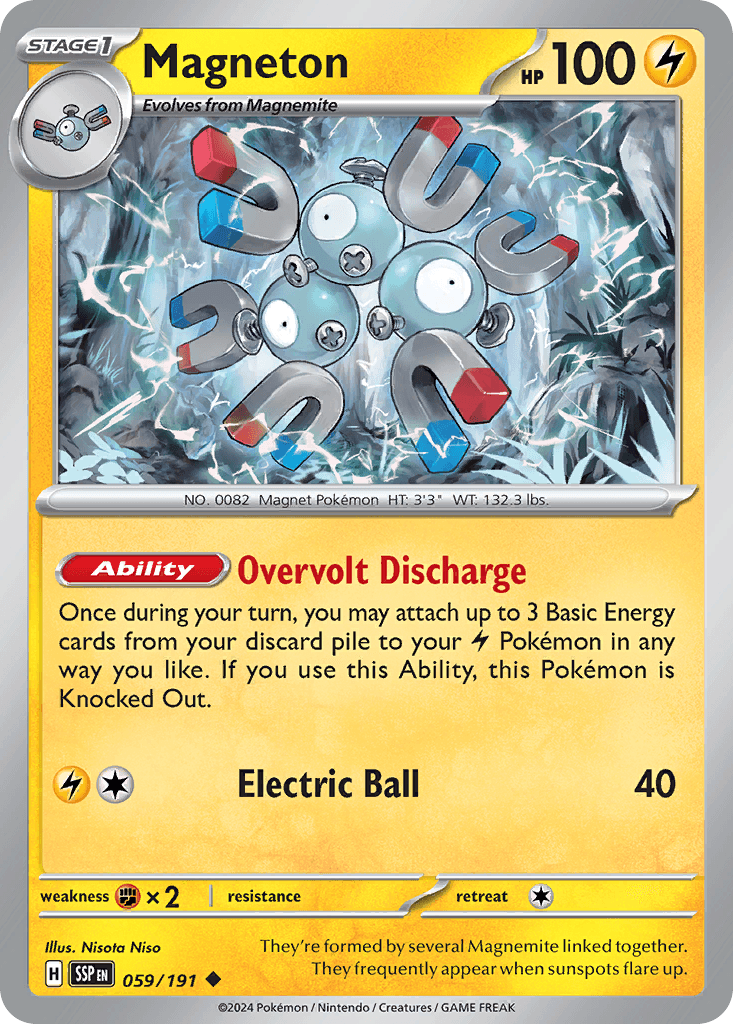 Magneton Surging Sparks card