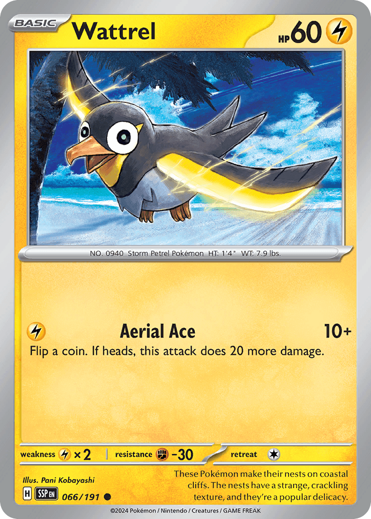 Wattrel Surging Sparks card