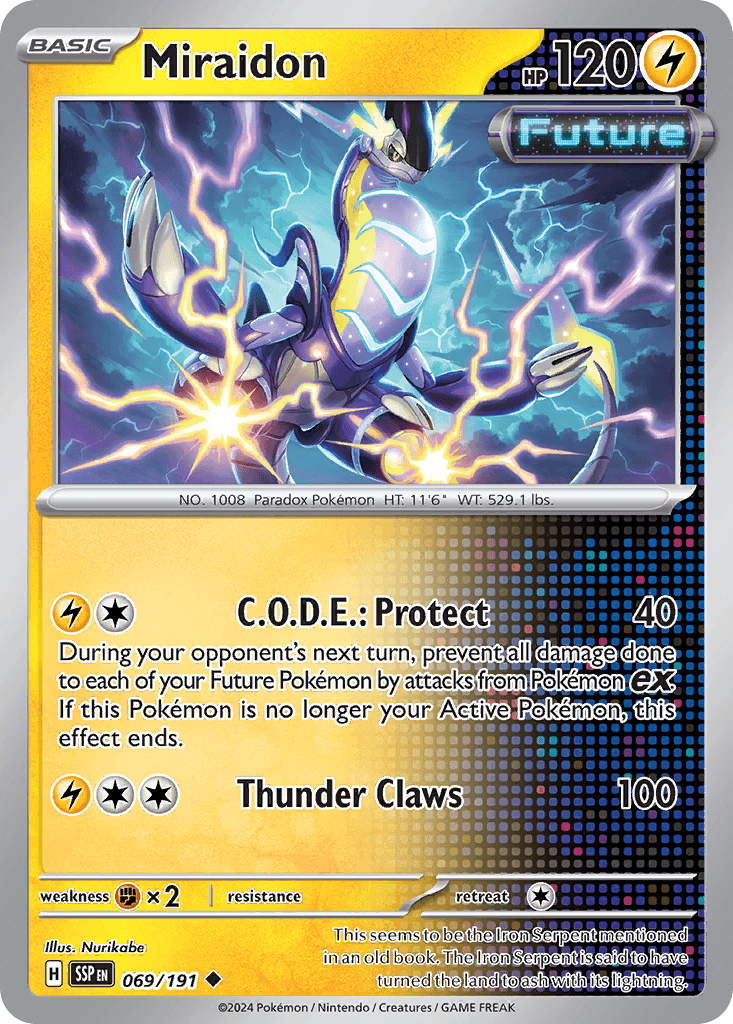 Miraidon Surging Sparks card