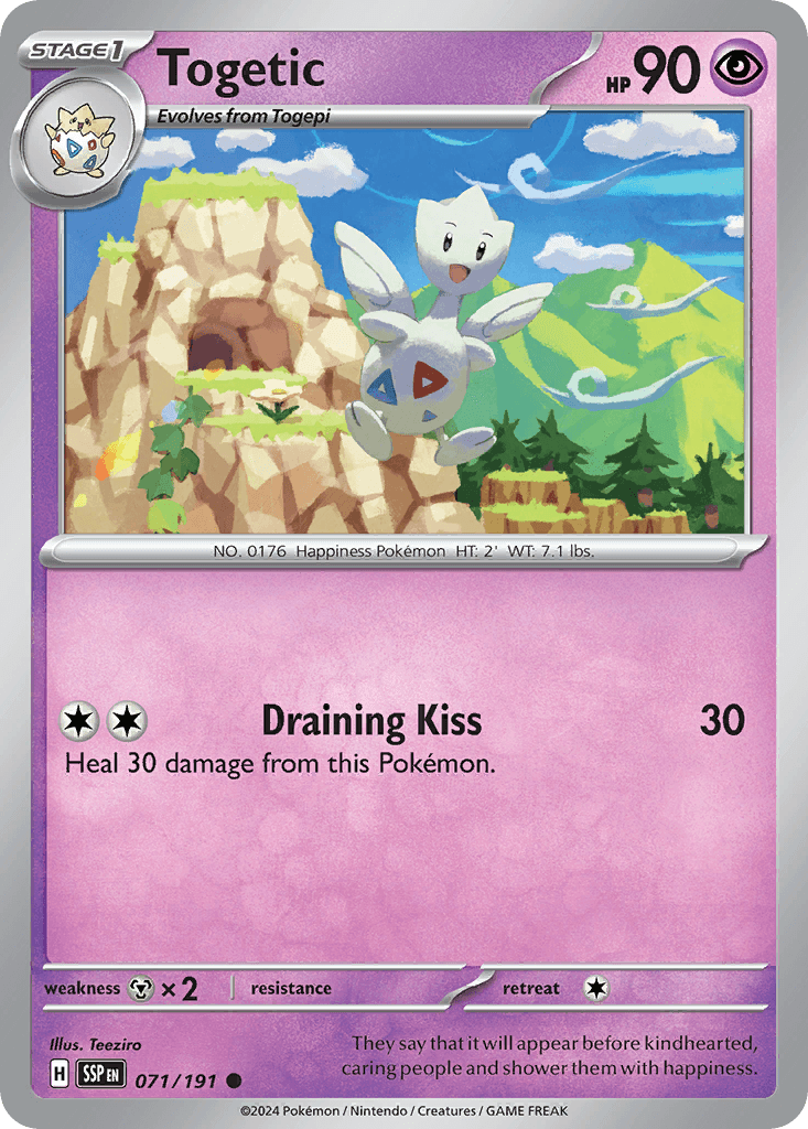Togetic Surging Sparks card