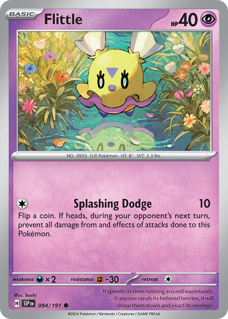 Flittle Surging Sparks card