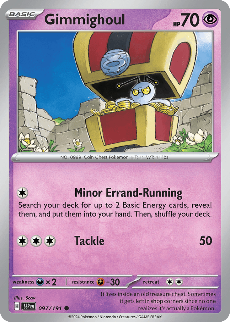 Gimmighoul Surging Sparks card