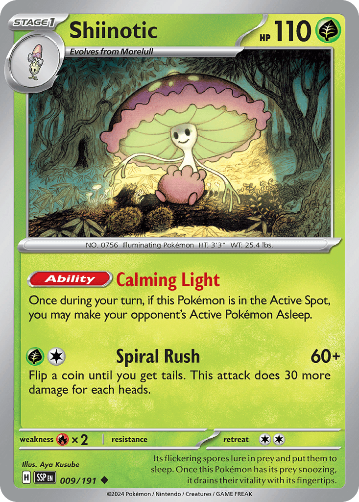 Shiinotic Surging Sparks card