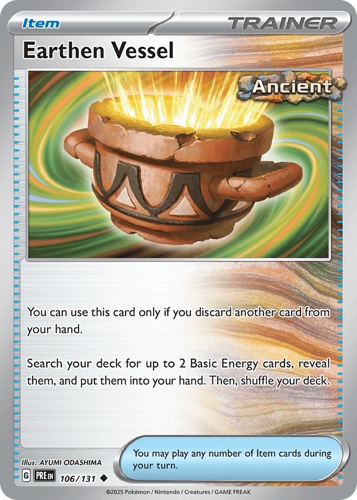 Earthen Vessel Prismatic Evolutions card