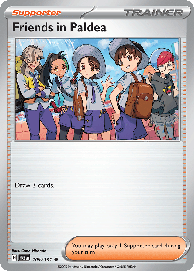 Friends in Paldea Prismatic Evolutions card