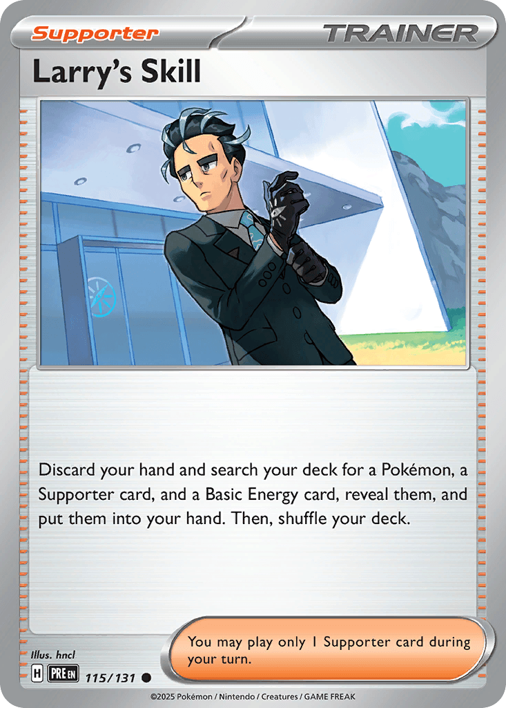 Larry's Skill Prismatic Evolutions card