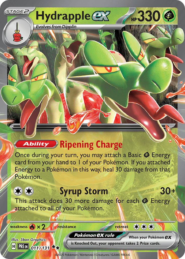 Hydrapple ex Prismatic Evolutions card
