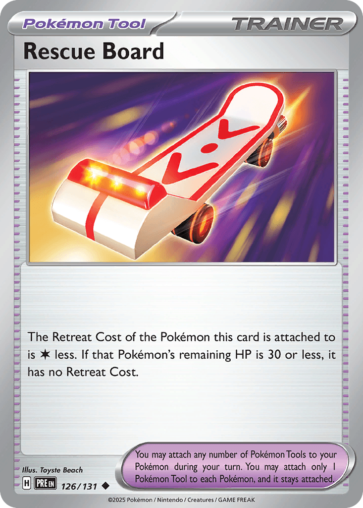 Rescue Board 寶可夢 card