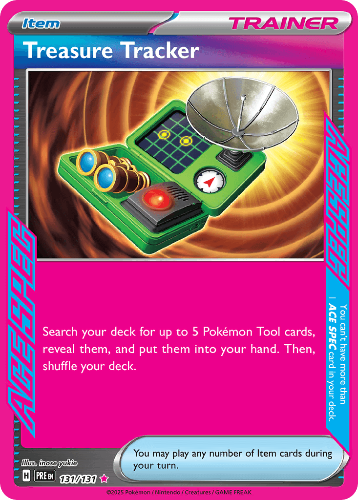 Treasure Tracker Prismatic Evolutions card