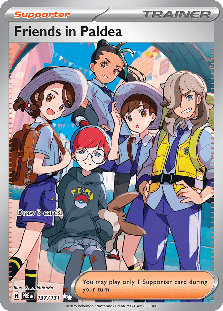 Friends in Paldea Prismatic Evolutions card