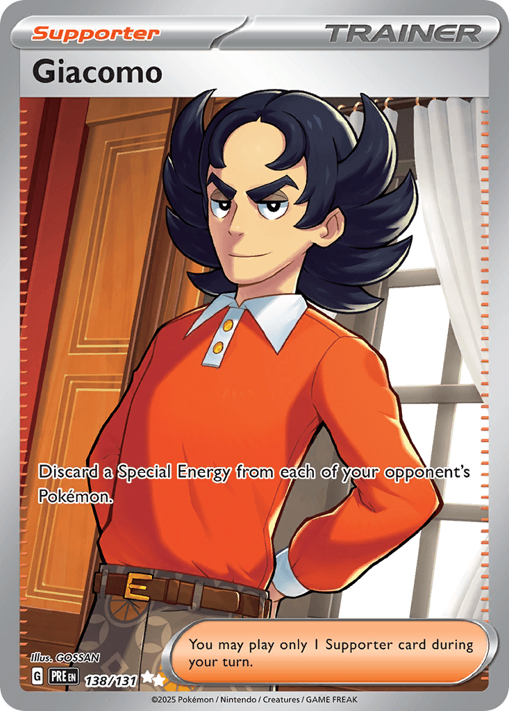 Giacomo Prismatic Evolutions card