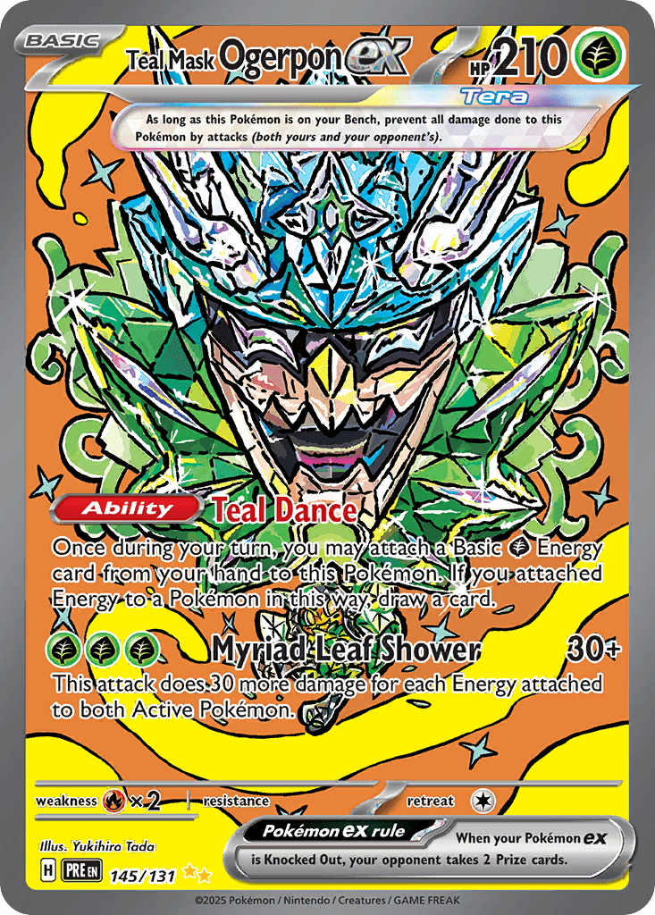 Teal Mask Ogerpon ex Prismatic Evolutions card
