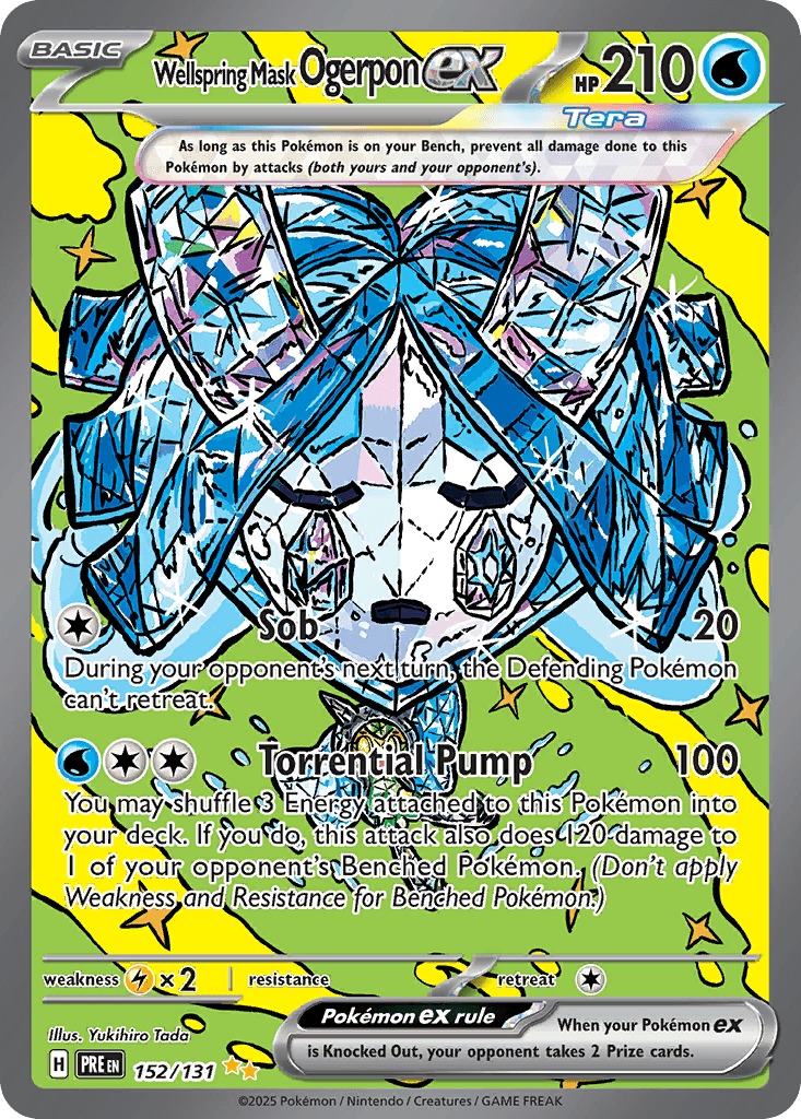 Wellspring Mask Ogerpon ex Prismatic Evolutions card