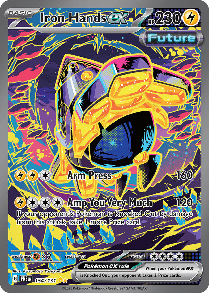 Iron Hands ex Prismatic Evolutions card