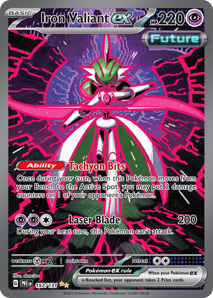 Iron Valiant ex 宝可梦 card