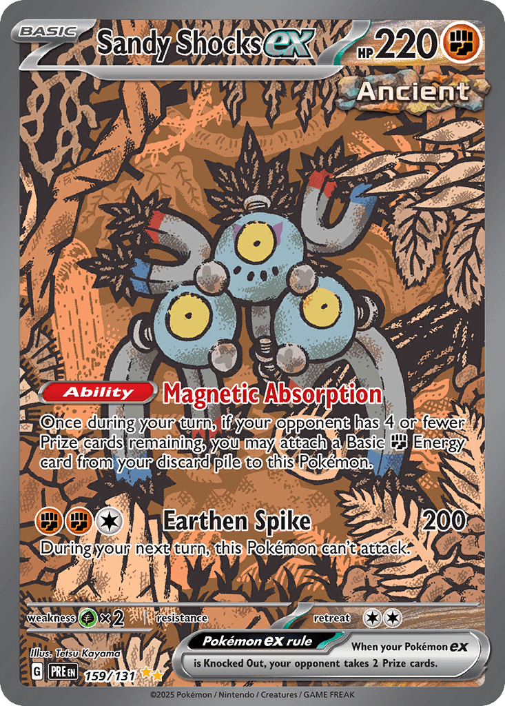 Sandy Shocks ex Prismatic Evolutions card