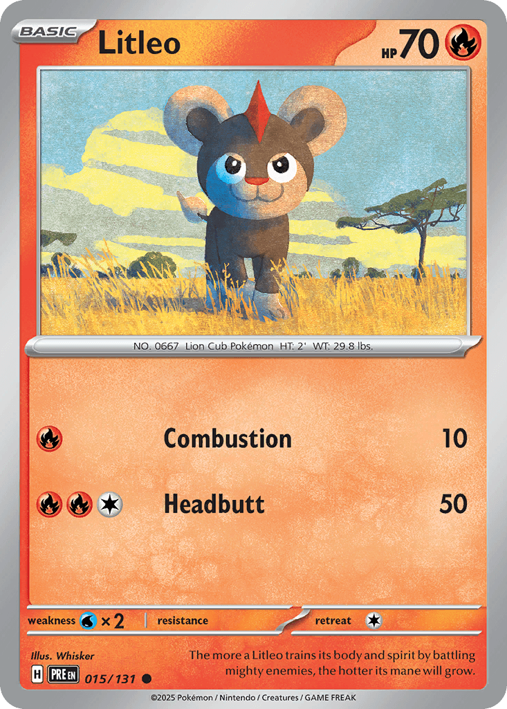 Litleo Prismatic Evolutions card