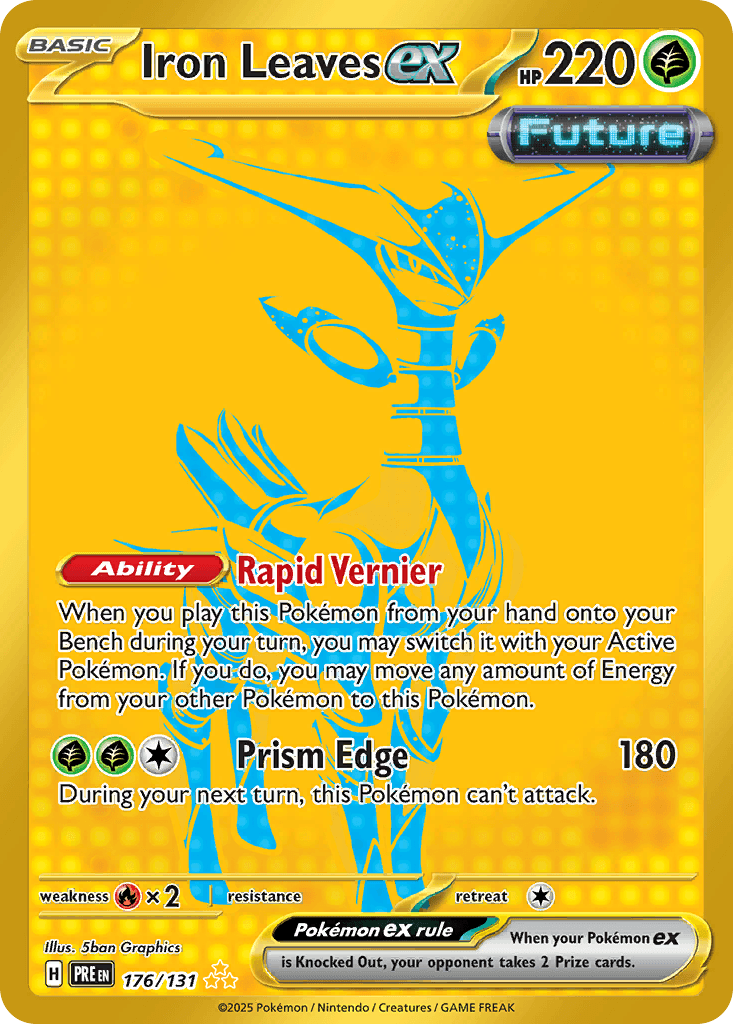 Iron Leaves ex Prismatic Evolutions card