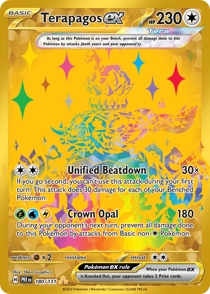 Terapagos ex 寶可夢 card