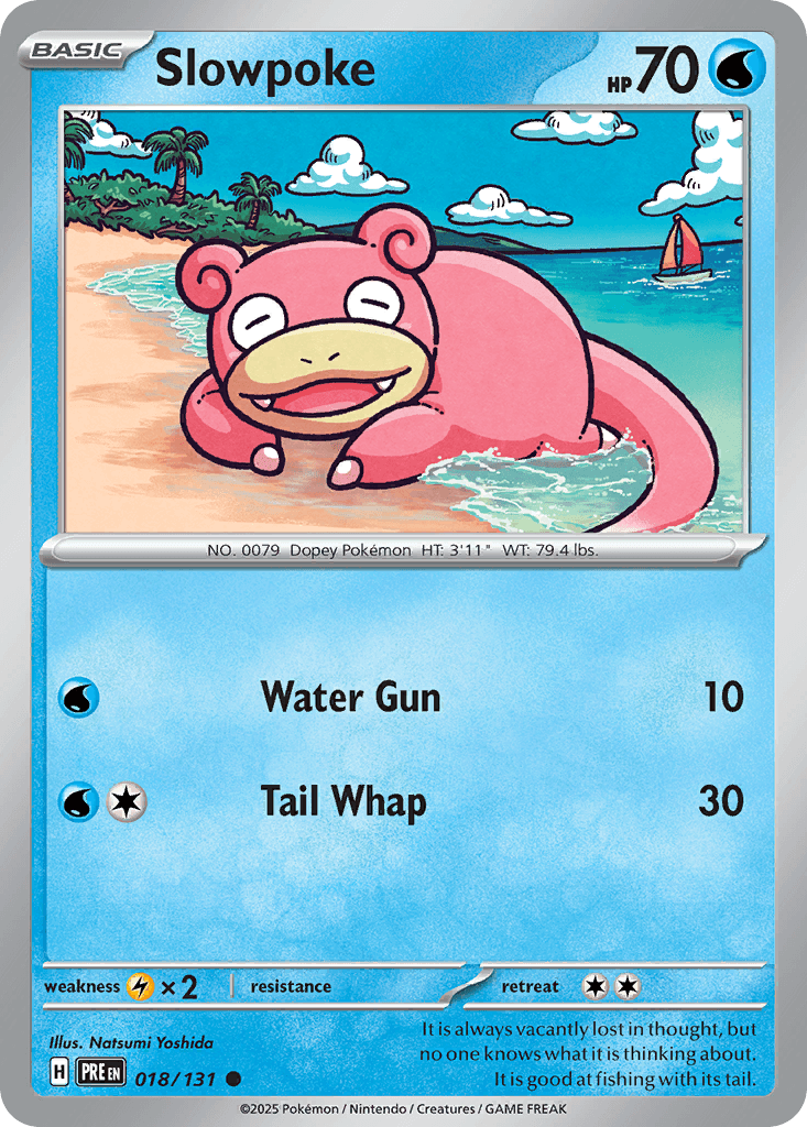 Slowpoke Prismatic Evolutions card