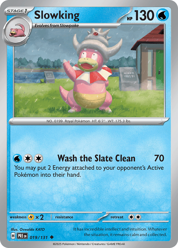 Slowking Prismatic Evolutions card