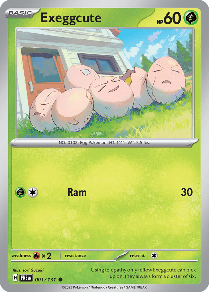 Exeggcute Prismatic Evolutions card