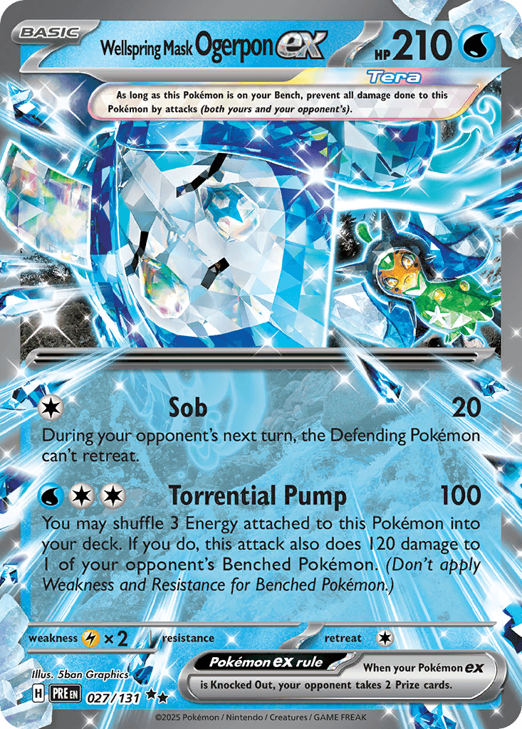 Wellspring Mask Ogerpon ex Prismatic Evolutions card