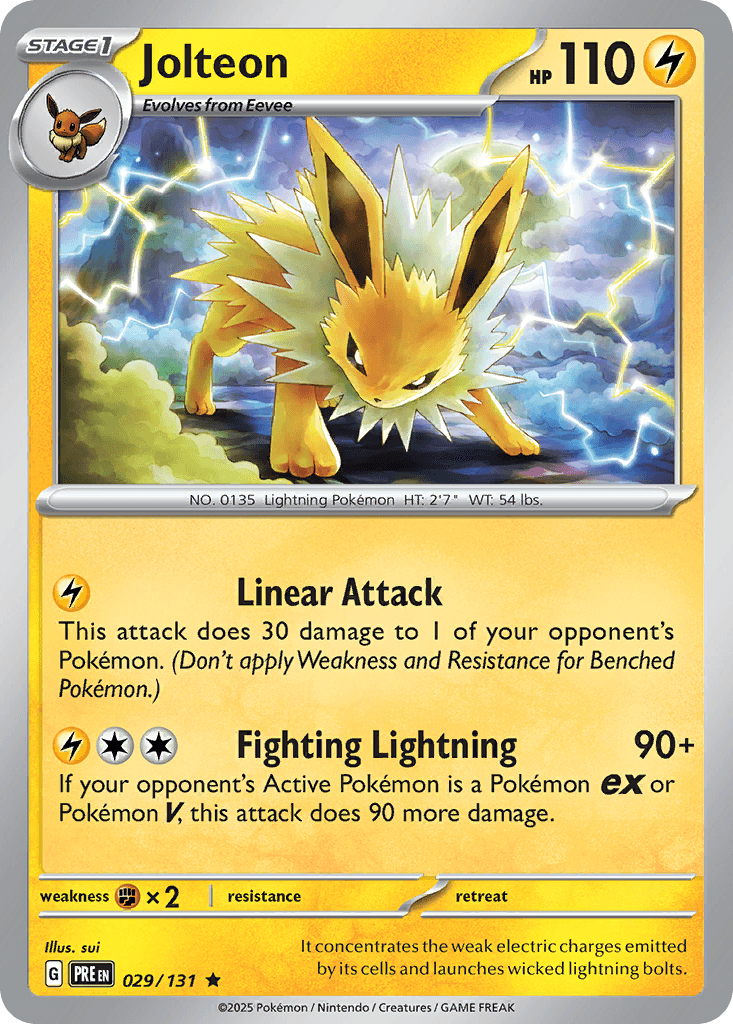 Jolteon Prismatic Evolutions card