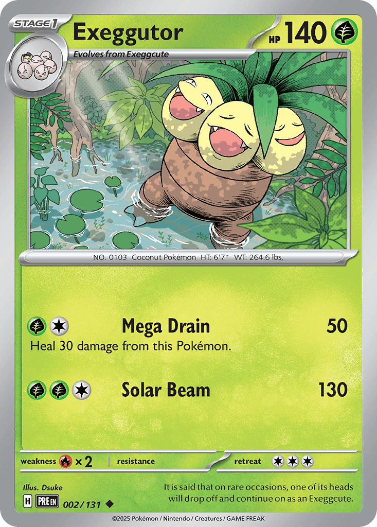 Exeggutor 寶可夢 card