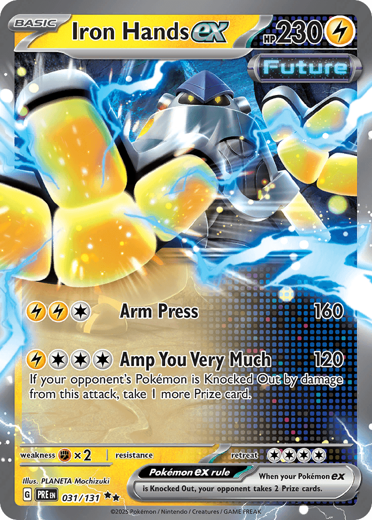 Iron Hands ex Prismatic Evolutions card