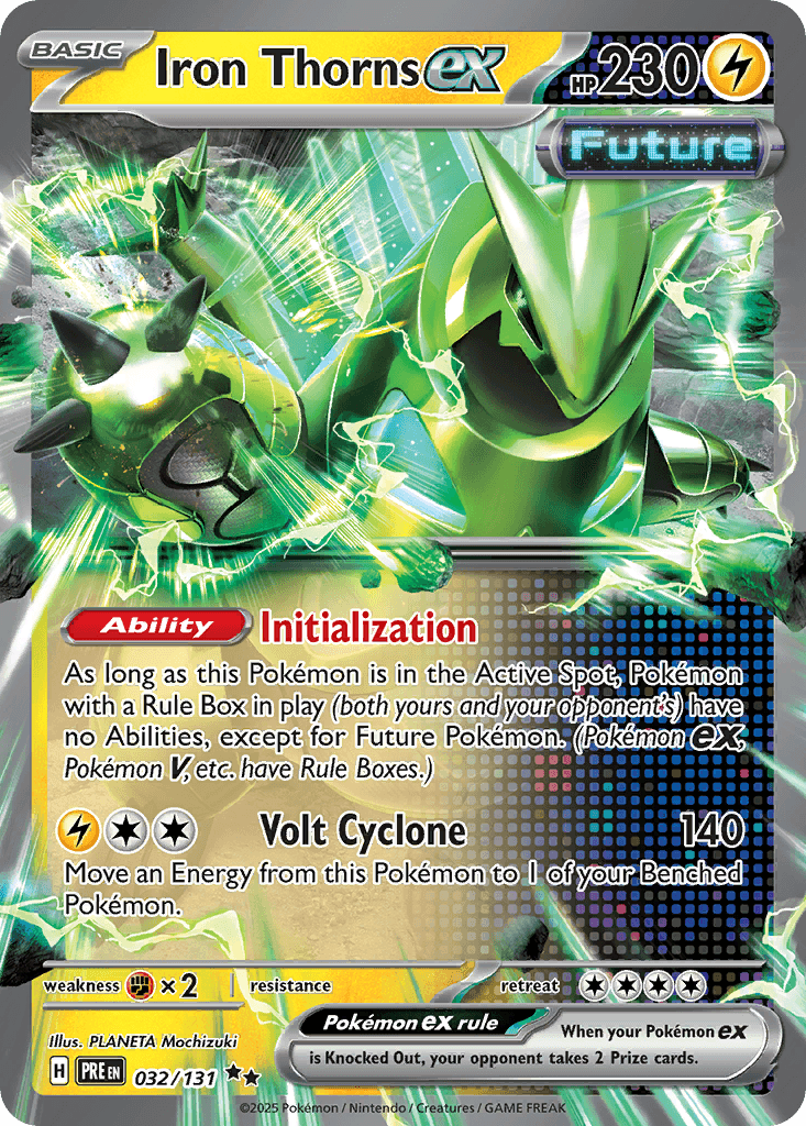 Iron Thorns ex Prismatic Evolutions card