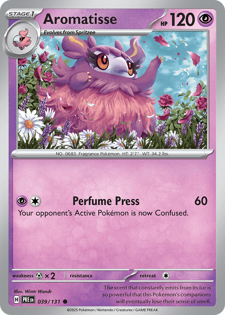 Aromatisse Prismatic Evolutions card