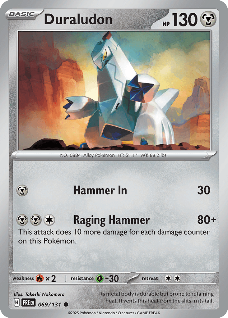 Duraludon Prismatic Evolutions card