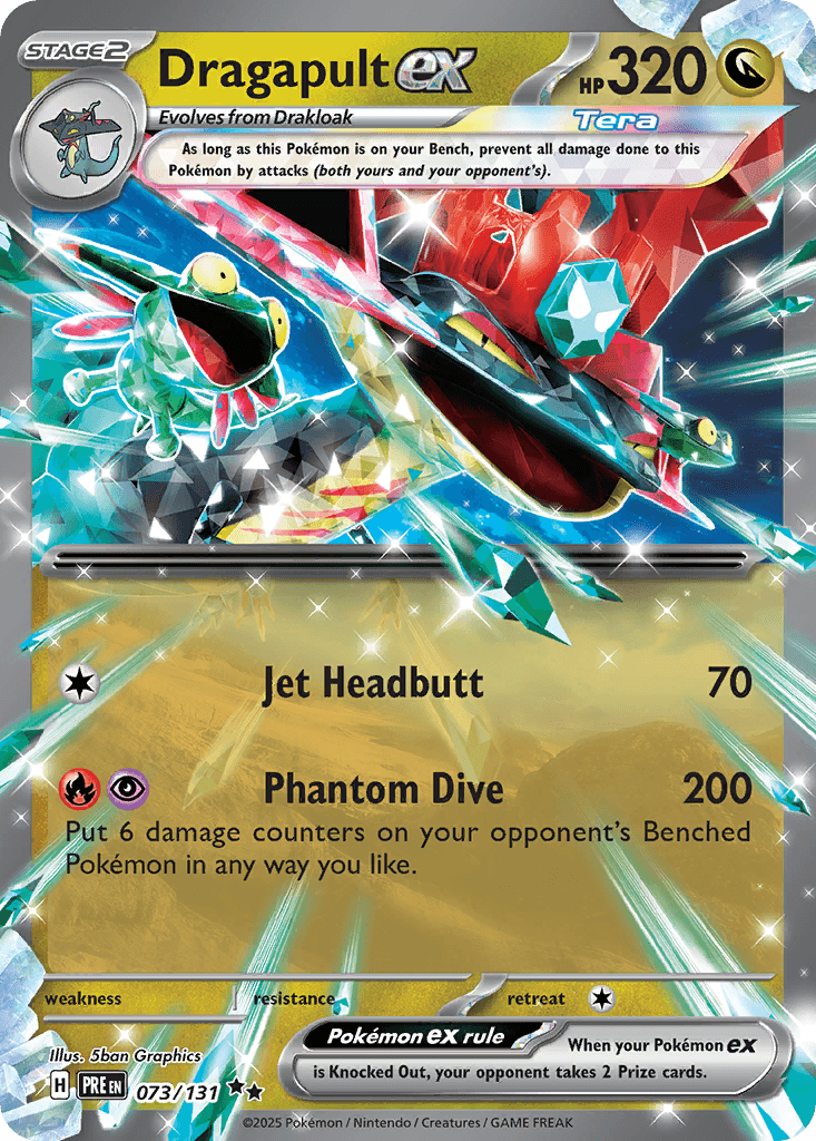 Dragapult ex Prismatic Evolutions card
