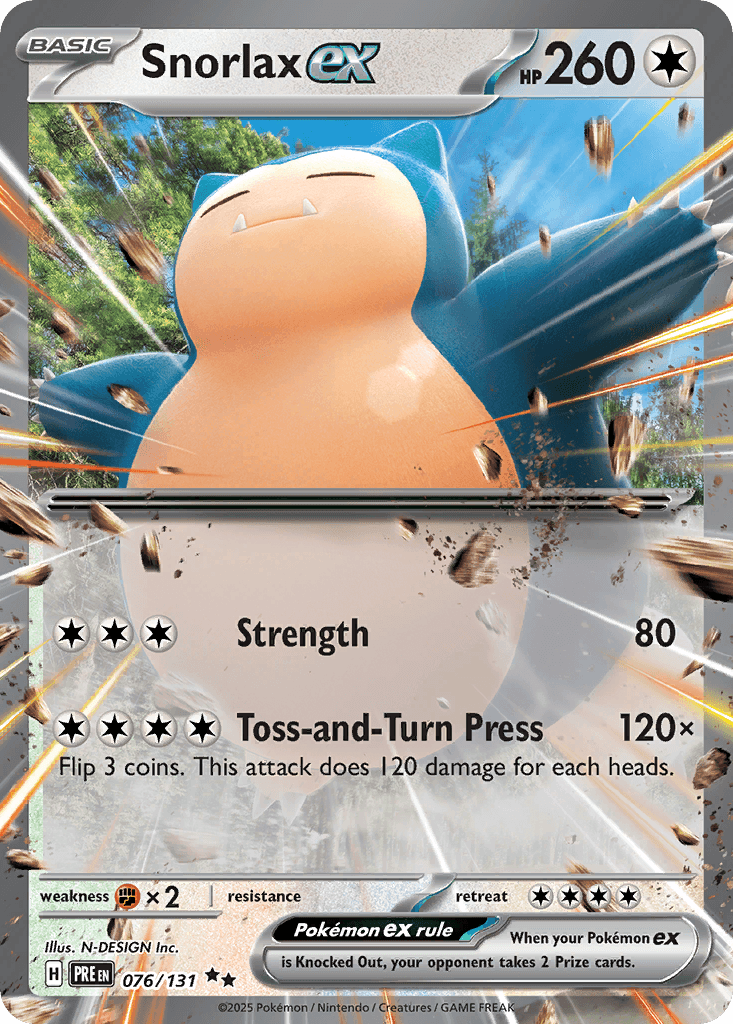 Snorlax ex Prismatic Evolutions card