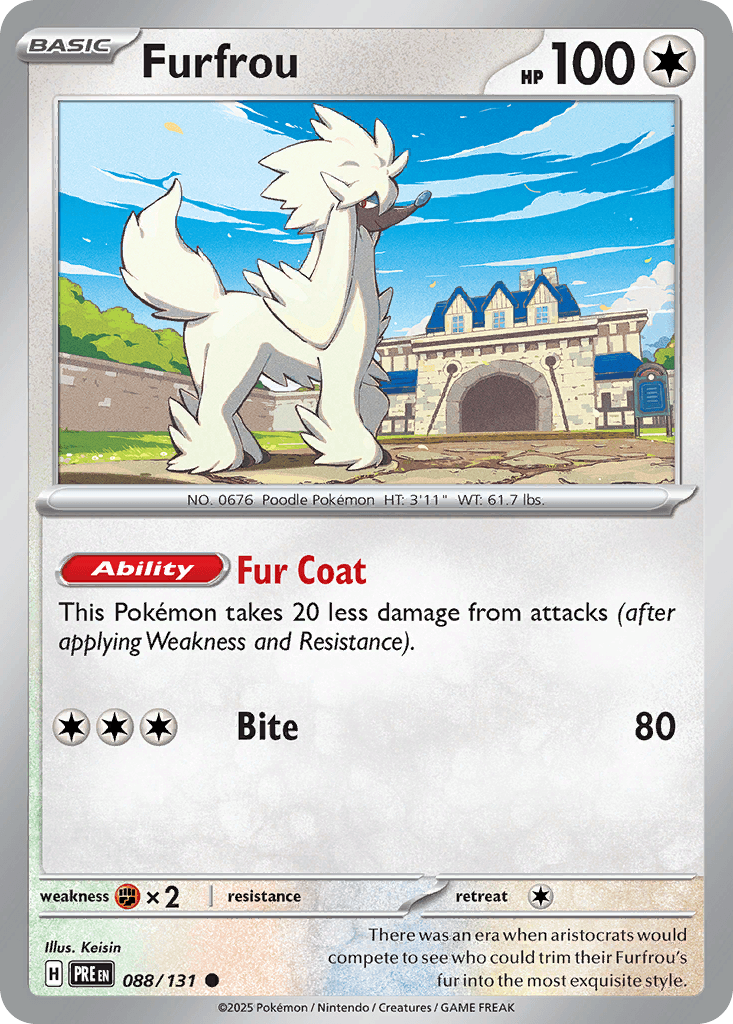 Furfrou 宝可梦 card