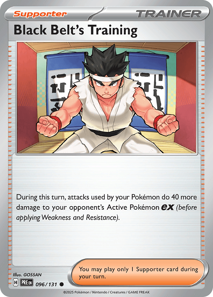 Black Belt's Training Prismatic Evolutions card