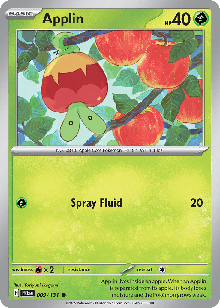 Applin 寶可夢 card